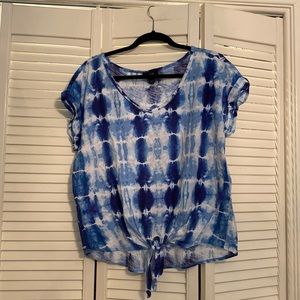 10/$50 Lord&Taylor Blue Tie Dye Tee